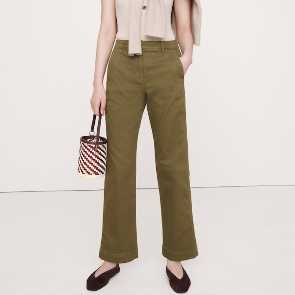 Banana Republic WideLeg Cropped Chino